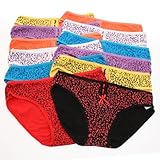 Angelina 12-Pair-Pack Cotton/Spandex Bikini, #1217