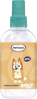 agua de colonia fragancia original formato spray 240 ml, Edición Limitada Bingo (Bluey), recomendada para bebés a partir de 3 meses