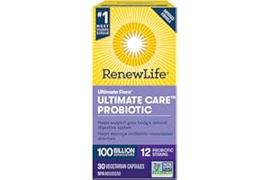 Renew Life® Probiotics Ultimate Flora® Ultimate Care Probiotic, Helps manage antibiotic-associated diarrhea, 100 Billion Acti