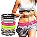Gonex Running Belt Double Bag Fitness Workout Belt, Runner Waist Pack for Iphone 6S/6 Plug and other phones, Runner Waist Pack