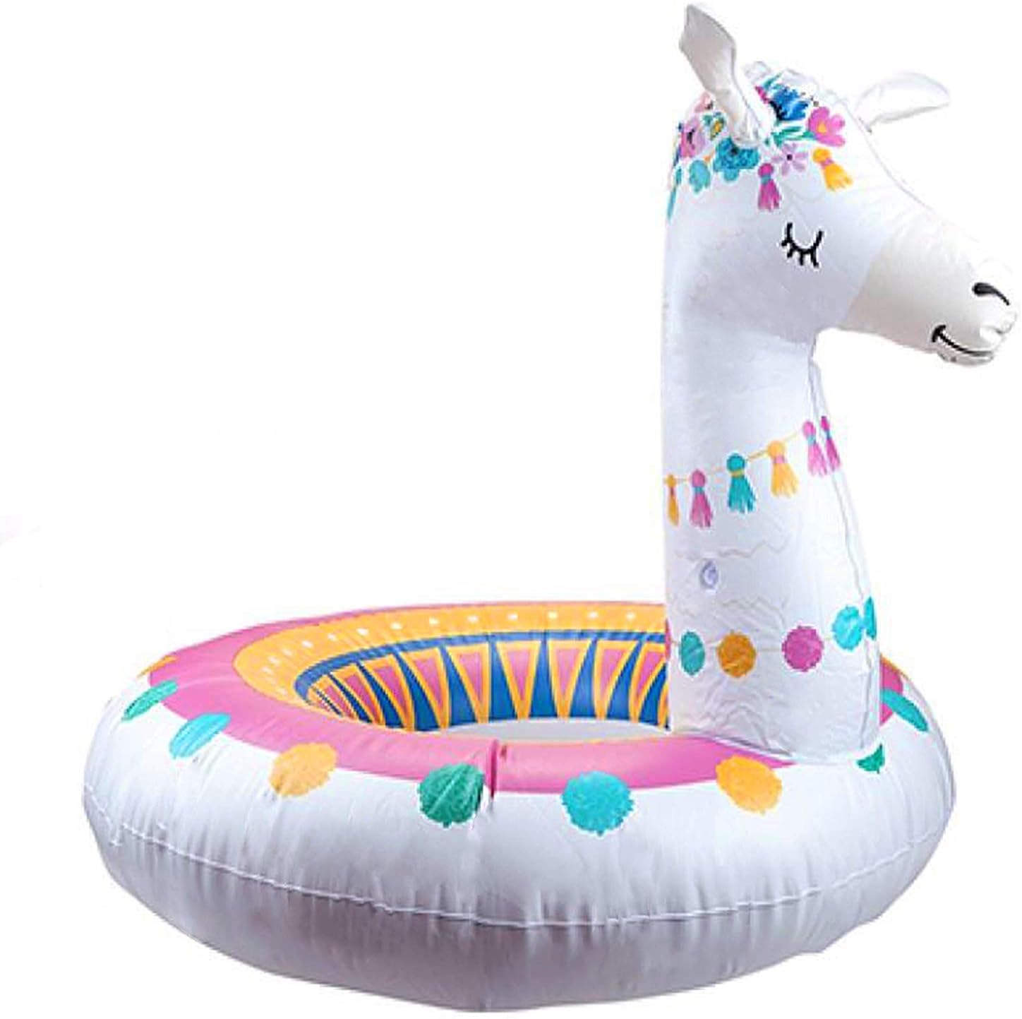 Swan household  ® - Inflatable Float with different types - Swim Ring Inflatable Float Beach Pool (Llama)