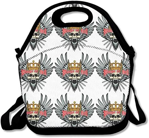Fashion Cute Portable Multipurpose Bento Lunch Bag,Container For Women, Men, Kids,100% Polyester FiberSkeleton AU