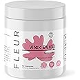 FLEUR Vitex Capsules, Vitex Chasteberry for Hormone Balance for Women, PCOS Supplement Helps Maintain Progesterone Level for Menstrual Cycle Support, Fertility & PMS Support, 500mg, 60Ct