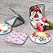 BMC Womens 5 pc Mixed Design Alloy Metal Folding Compact Travel Pocket Beauty Makeup Mirrors - Set 4: Urban Art