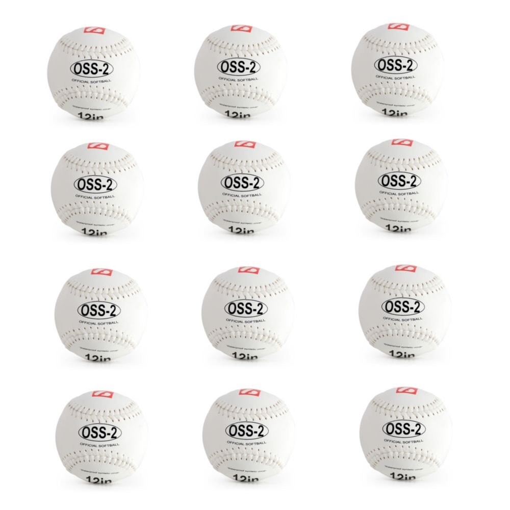 barnett Sports OSS-2 Softball Soft Touch 12" White 1 Dozen