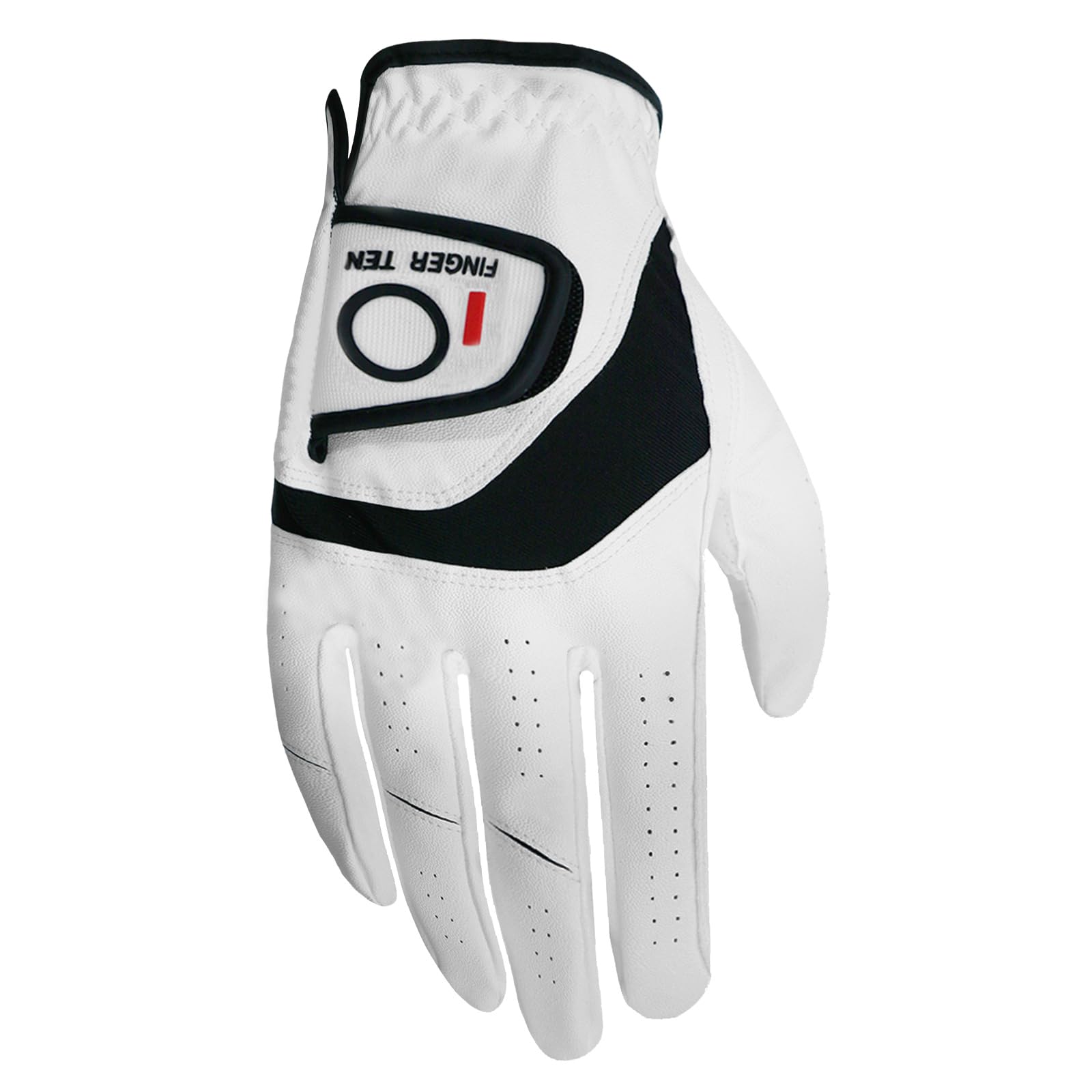AMRTA Mens Golf Gloves for Right Left Handed Golfer Leather, Golf Gloves Men Left Right Hand Weathersorf Rain Grip for All Weather Durable Size S M ML L XL (L, 1 Pack Worn on Right Hand)
