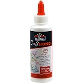 Elmer's Craft Bond Tacky Glue, 4 oz, Clear