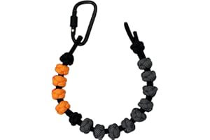 DAOSUN Paracord Ranger Beads Pace Counter, Hand Woven Lop Counter for Swimming Light Weight Golf Stroke Count Bracelet