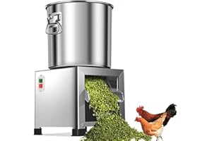 1800W Stainless Steel Grinder,Electric Commercial Vegetable Chopper with 4 Blades,Heavy-Duty Food Processor,for Poultry and A