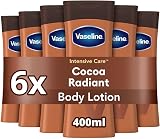 Vaseline Cocoa Radiant Body Lotion 6 x 400ml Deep Moisturising Cream view 1