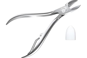 Podiatrist's Toenail Clippers for Thick and Ingrown Nails - Surgical Grade Stainless Steel Nippers by Fox Medical Equipment