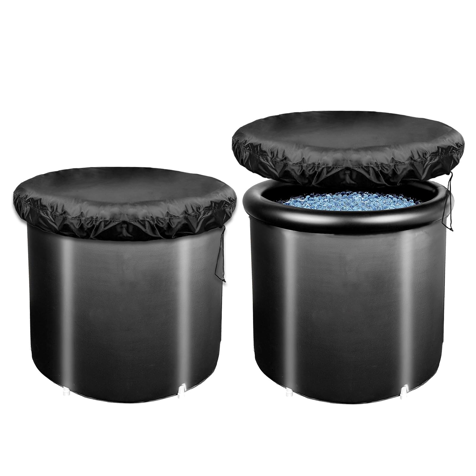 Photo 1 of NEAMVCT Ice Tub Cover - Outdoor Cold Bath Cover, Keeps Ice Bath Clean, 32" L x 32" W x 12" H