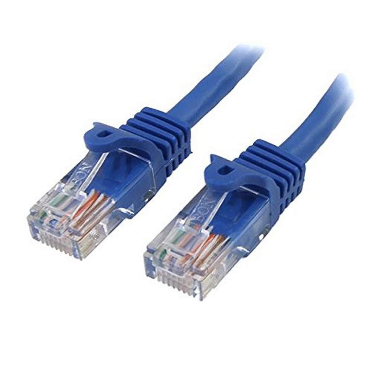 StarTech.com Cat5e Ethernet Cable10 ft - Blue - Patch Cable - Snagless Cat5e Cable - Network Cable - Ethernet Cord - Cat 5e Cable - 10ft — image 1