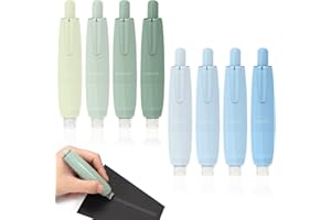 8 Pack Double Sided Tape Roller Pens, Adhesive Double Sided Glue Tape Roller Pen for Scrapbooking, Crafting, Photo, School, O