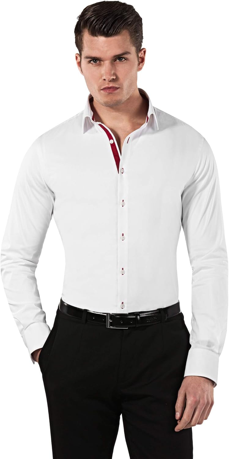 flanella rossa per uomini