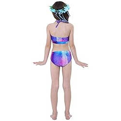 DNFUN Mermaid Tails for Swimming for Girls Bikini
