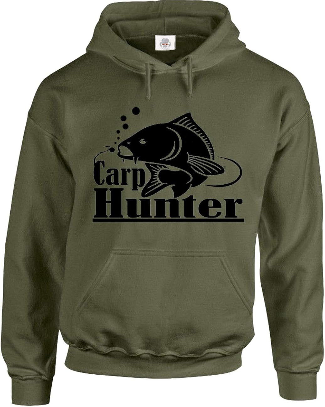 Carp Hunter Fishing Hoody Gifts for Men Fishermen Angling Clothing