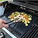 KLEMOO Nonstick BBQ Grill Mat 15.75 x 13 Inch (Set of 3) Barbecue Pad PFOA Free Cooking Mats Heavy Duty Grilling Accessories, Reusable Sheets for Gas, Charcoal, Electric Grills