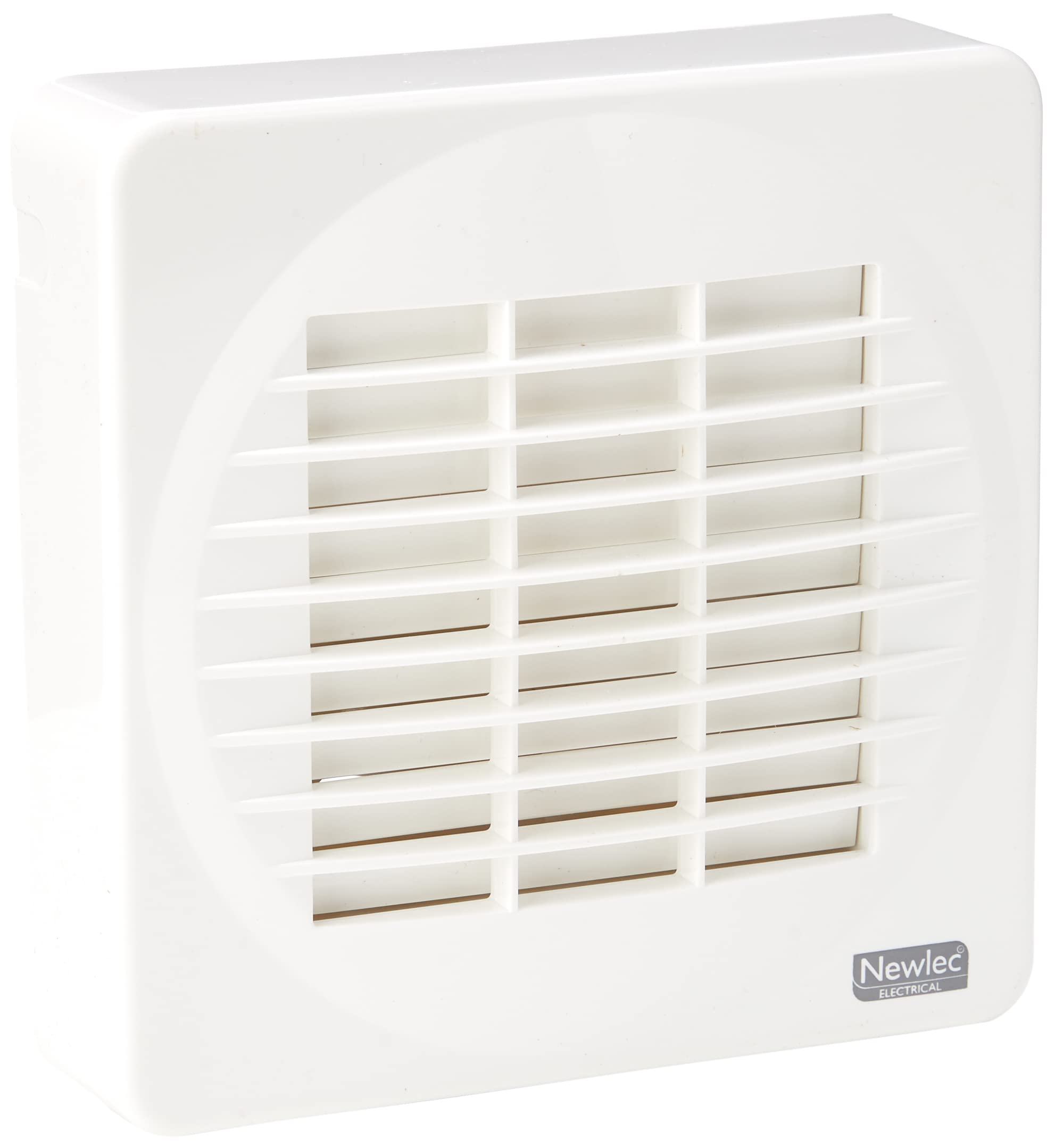 Newlec NL880TS 100MM 4" Bathroom Extractor Fan with Timer and Automatic Shutters, White