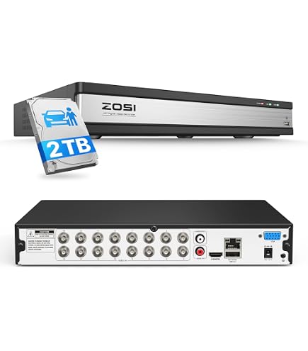 防犯カメラ HDSDI 16CH DVR Amazon.com: ZOSI 1080P 16 Channel Hybrid 4-in-1 Surveillance CCTV