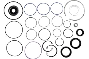 Power Steering Seals - Precision Fit Power Steering Rack and Pinion Seal Kit | O-Ring and Sealing Kit for Dodge Ram 1500 2002-2005 | Complete Steering Parts Seal Replacement