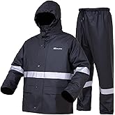 Rain Suits for Men Waterproof Heavy Duty Rain Gear Women Jacket Coat with Pants