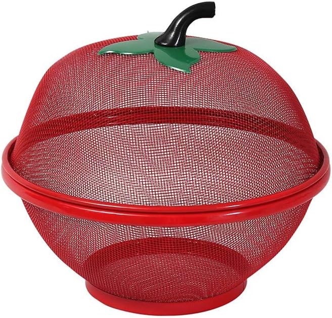 famacart Stainless Steel Apple Shape Net Basket (26.5CM) Assorted Colour