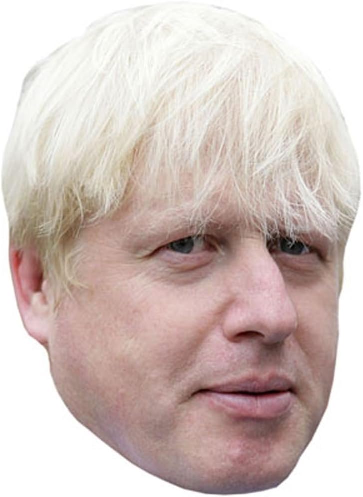 Boris Johnson Celebrity Mask Flat Card Face Fancy Dress Mask Amazon Co Uk Toys Games