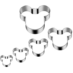 Tmflexe Mouse Cookie Cutter Sandwich Cutters for