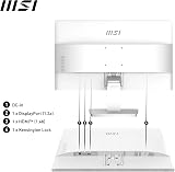 MSI PRO MP2412W 23.8" FHD Monitor 100Hz Eyecare VESA HDMI DP Built-in Speakers view 7