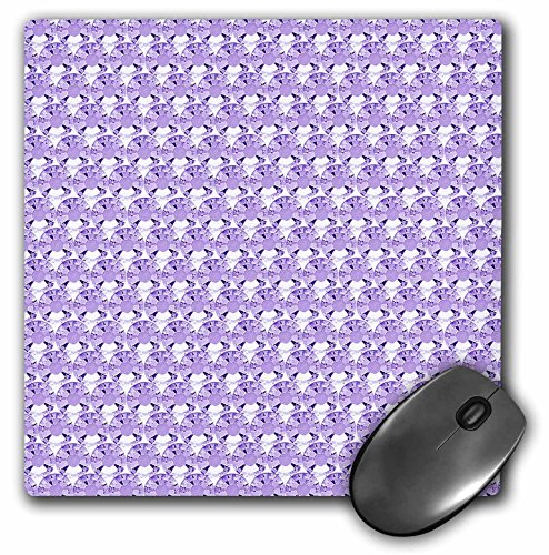 3dRose LLC 8 x 8 x 0.25 Inches Mouse Pad, Purple Rhinestone Gem Print (mp_24652…