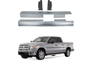 Autoholic Slip-on Rocker Panel & Cab Corner Kit Fit for Ford F-150 Crew Cab 4 Door 2009-2014