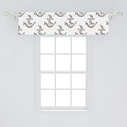 Ambesonne Vintage Nautical Tattoo Window