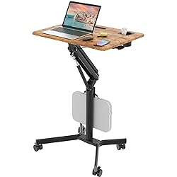 JOY worker Mobile Standing Desk, 28 inch Small