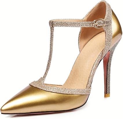 diamante pointed heels