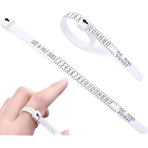 Multisizer Ring Sizer Tool – Adjustable Finger Ring Size Measuring Gauge US Sizes 1-17 with Half Sizes for Women Men Kids Jew