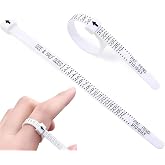 Multisizer Ring Sizer Tool &ndash; Adjustable Finger Ring Size Measuring Gauge US Sizes 1-17 with Half Sizes for Women Men Kids Jewelry Sizing