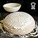 Avalon Kitchen Premium Sourdough Bread Banneton Proofing Basket | 10 Inch Round Brotform | Artisan Bread Maker | Removable Cloth Linen Liner Natural Cane Rattan Dough