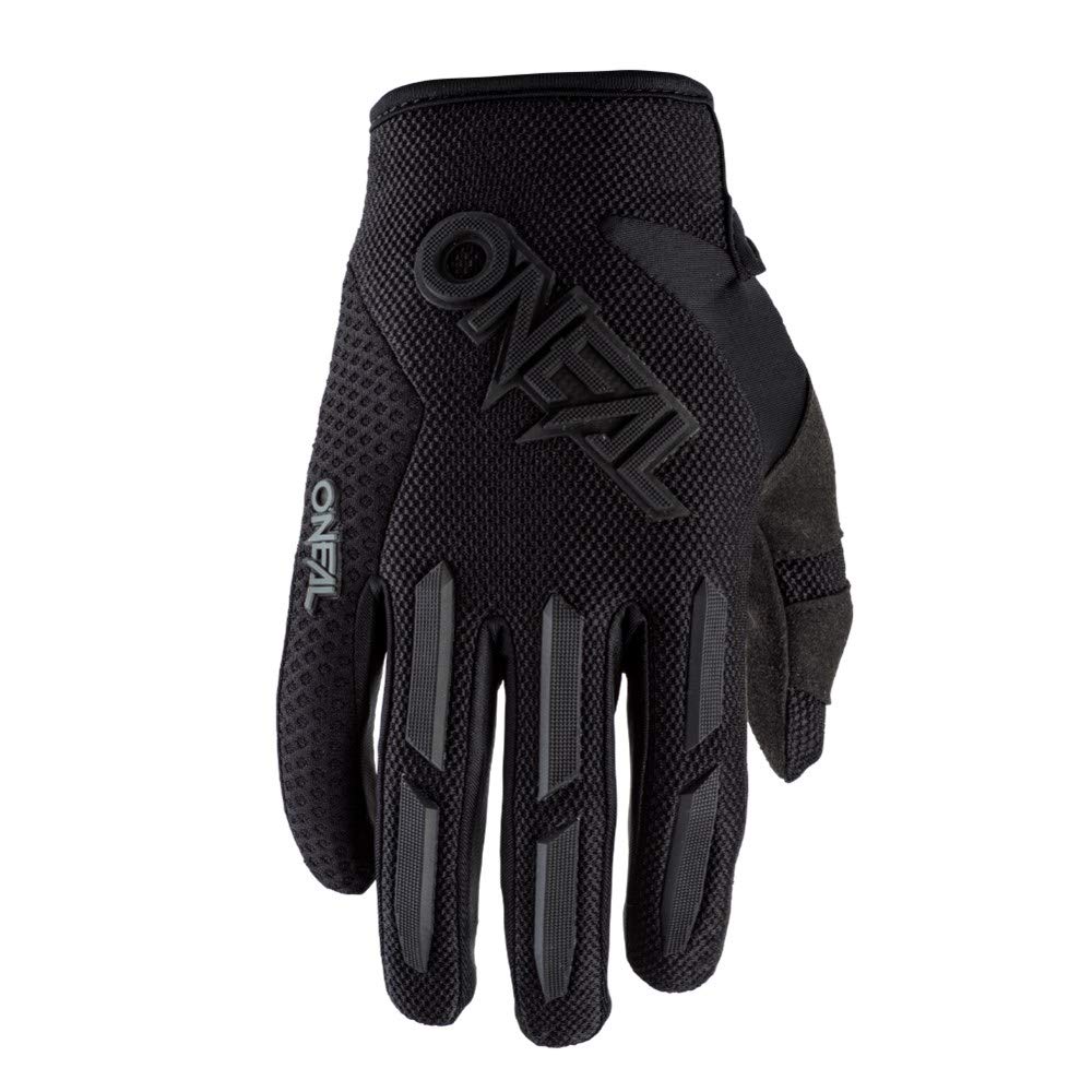 O'Neal | Cycling & Motocross Gloves | Kids | MX MTB Mountain Bike | Pre-Curved Fit Element Youth Glove | Black | Size M