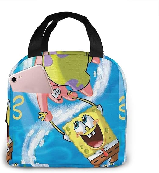 spongebob backpack with lunch box