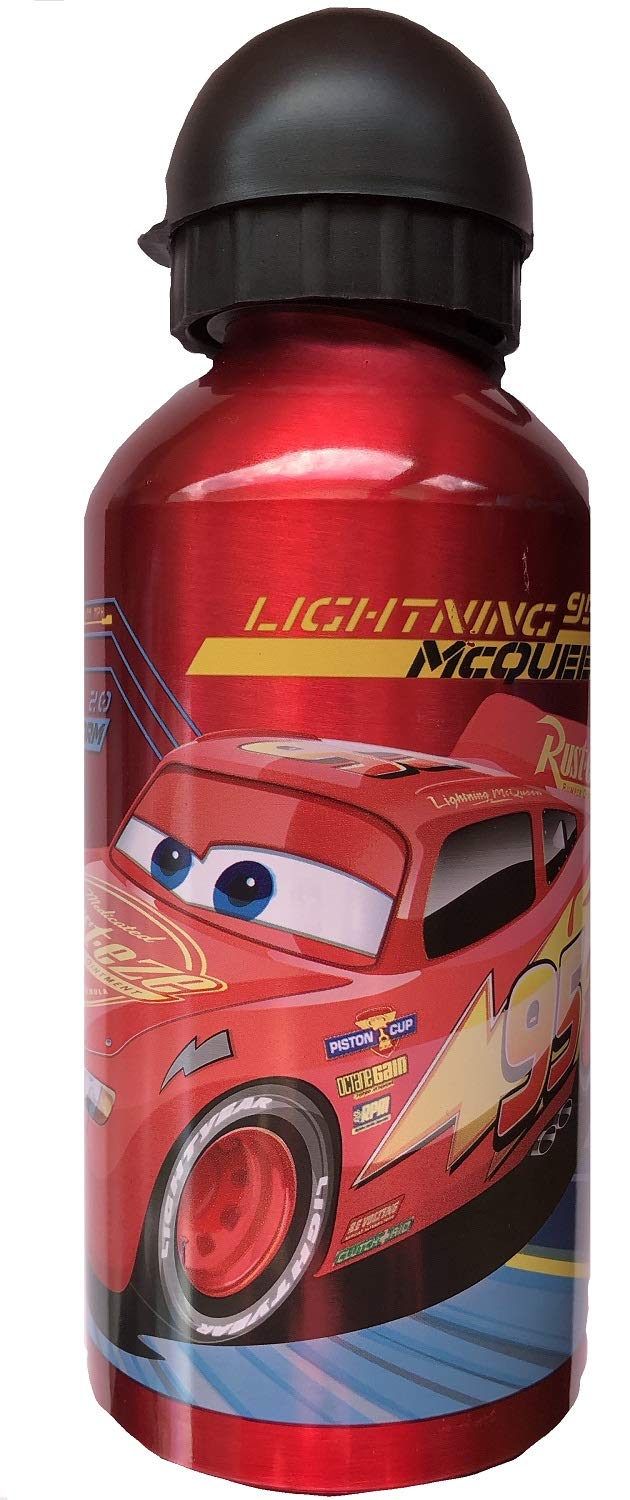 Proteggisedile Auto Saetta McQueen Rosso E Nero Per Sedile Anteriore | Con Ganci E Ventose | 45x56 Cm | Certificato EN71