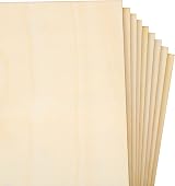 YOUNTHYE 24Pcs A4 Plywood Sheets 300x200x2mm Unfinished Balsa Wood view 3