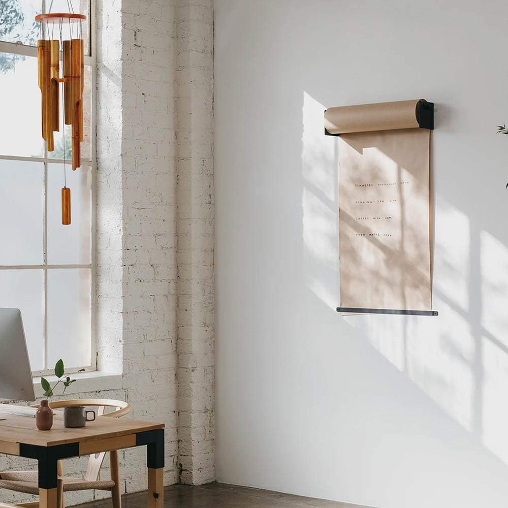 ASTARIN Bamboo Wind Chimes Outdoor, Wooden Wind Chimes for Outside with Melody Deep Tone, 38" Classic Zen Garden Windchime for Relaxation, Grace.Home Décor for Patio, Garden or Indoor : Garden & Outdoor