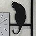 Bits and Pieces-Cat in The Window-Cat-Themed Hanging Wall Clock Great Home Décor Gift - Measures 17-5/8