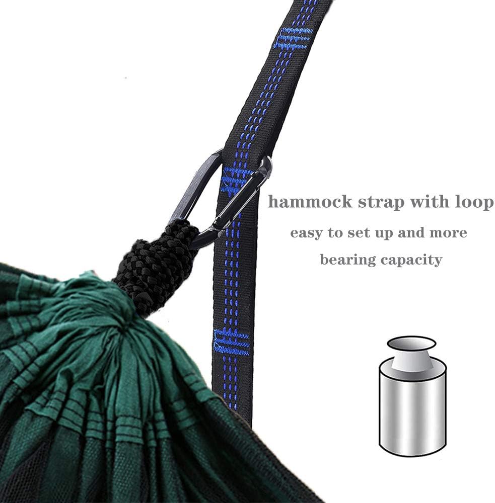 HongXingHai Camping Hammock with Mosquito Net and Rain Fly Outdoor Hammocks Tents for Camping Backpacking Hiking (Dark Green, L): Sports & Outdoors