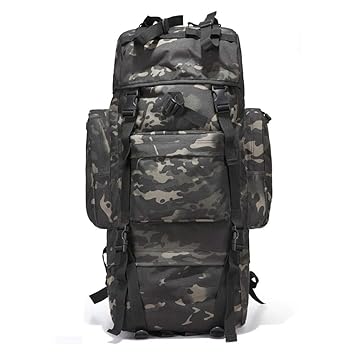 100L Leggero Impermeabile con Copertura Antipioggia e Zaino da Trekking con Telaio in Alluminio Zaini e borse sportive SXXDERTY Zaino Alpinismo da 70