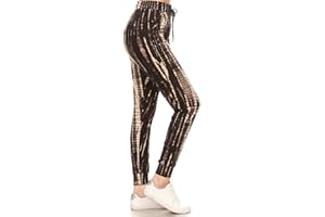 Leggings Depot Women's Popular Print High Waist Premium Jogger Track Pants(S-3X) BAT1