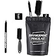 Beard Kit for Men – Versatile Grooming Versatile Pencil Kit | Precision Enhancement Pencil Kit Hairline | Complete Mens Beard Hairline Grooming Care Styling Tools for sharpp Looks