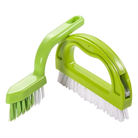 Foresight Fugenbürste für Bad, Küche und Haushalt - Reinigt effektiv Fugenfliesen und entfernt Schimmel oberflächlich - Grün 