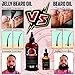 Bossman Jelly Beard Oil for Men (4 oz, Hammer Scent) – Softens, Moisturizes & Conditions with Natural Ingredients